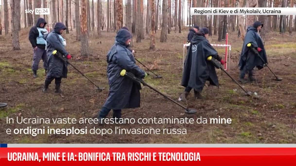Ucraina: Sminamento con Droni e IA, Anni di Lavoro - tecnologia news from Sky TG24
