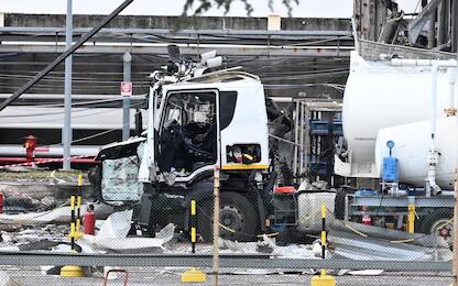 Il giorno dopo l’esplosione al deposito carburanti di eni a Calenzano  Firenze 10 Dicembre  2024  ANSA/CLAUDIO GIOVANNINI