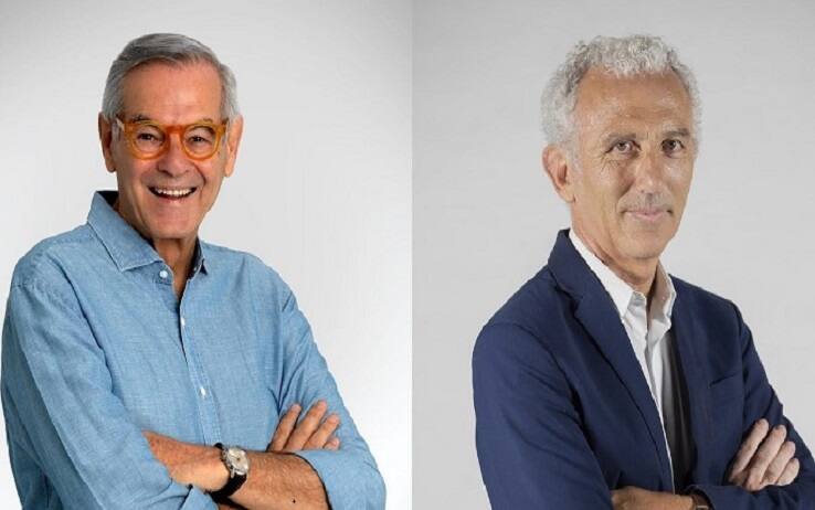Vincenzo Zaccheo (a sinistra) e Damiano Coletta (a destra)