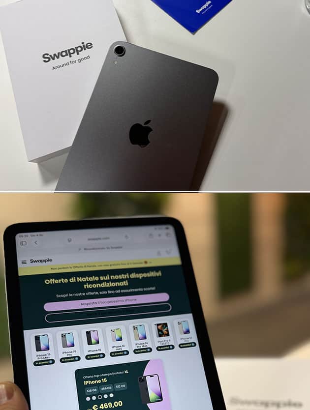 L’iPad che arriva a casa è del tutto simile a un iPad nuovo