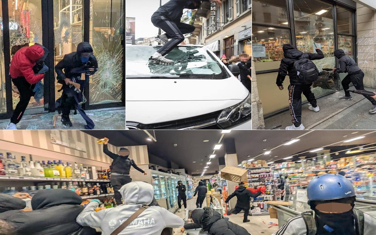 More than 200 detained after urban unrest in Milan
