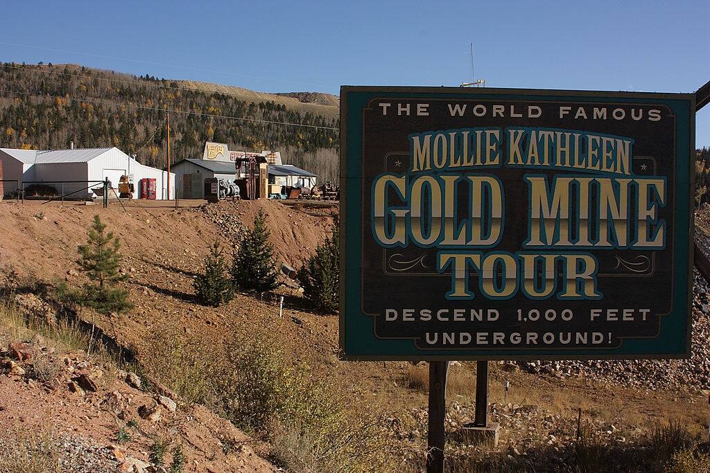 La miniera d'oro Mollie Kathleen di Cripple Creek, in Colorado.