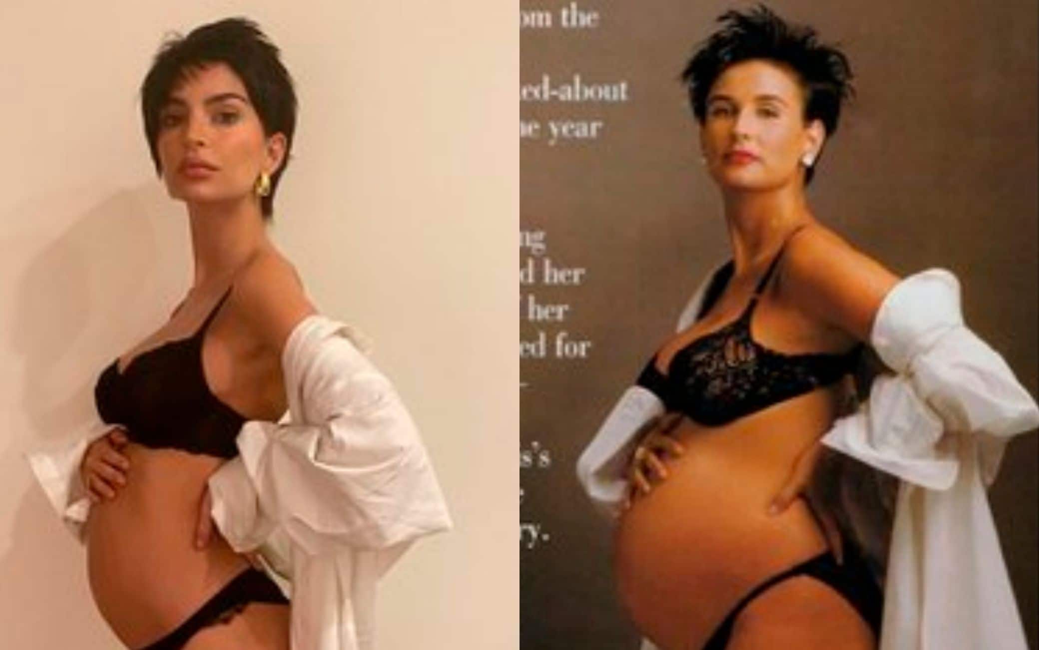 Emily Ratajkowski e Demi Moore