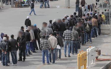 foto naccari/ invio foto immigrati a lampedusa