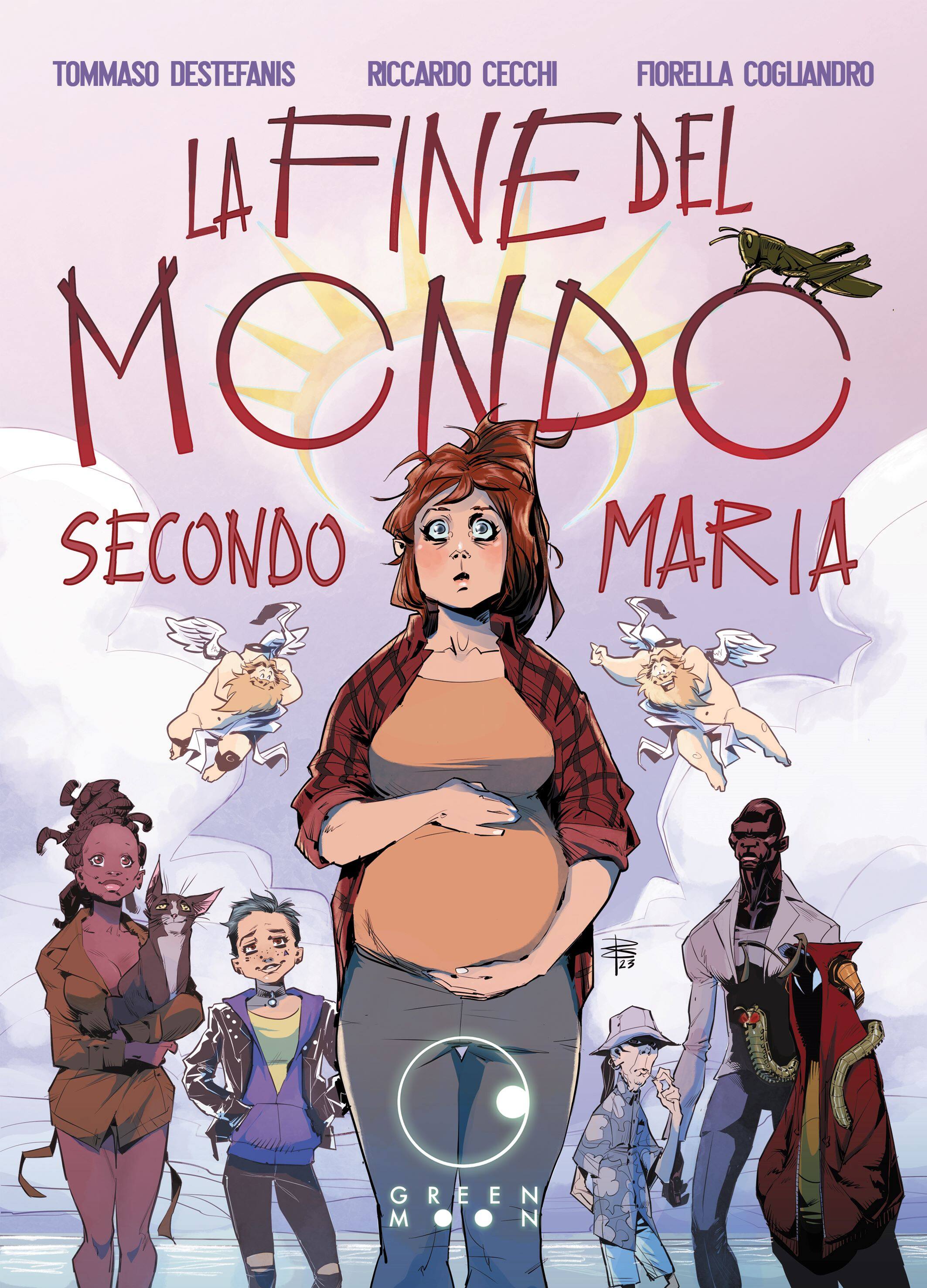 Tommaso De Stefanis, Riccardo Cecchi e Fiorella Cogliandro, La fine del mondo secondo Maria, Green Moon Comics, brossurato 96 pagine a colori, 15 euro