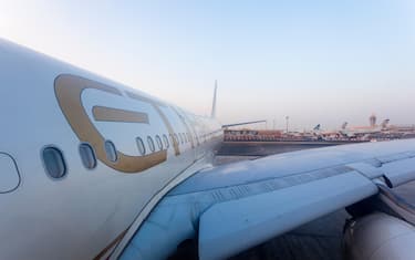 Un aereo della flotta Etihad