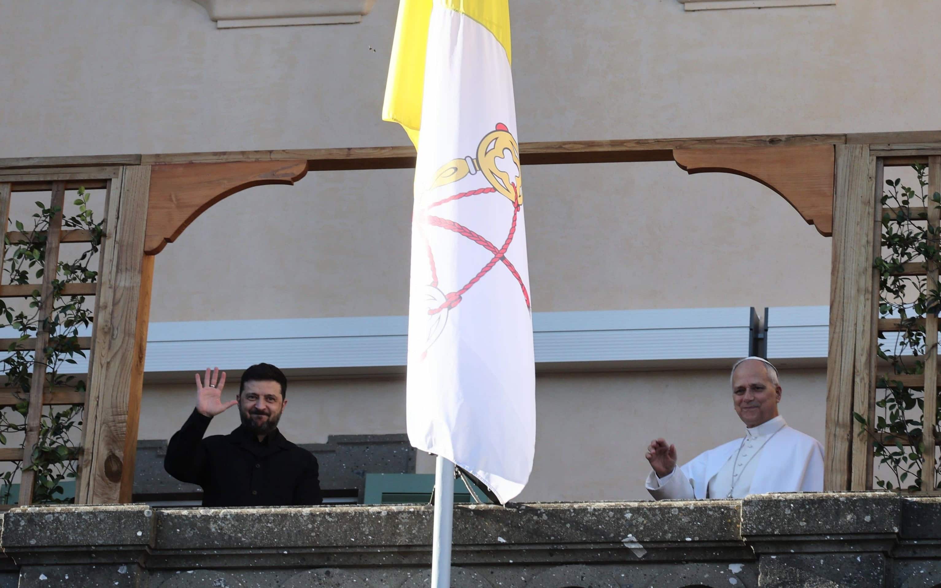 Zelensky e il Papa a Castel Gandolfo