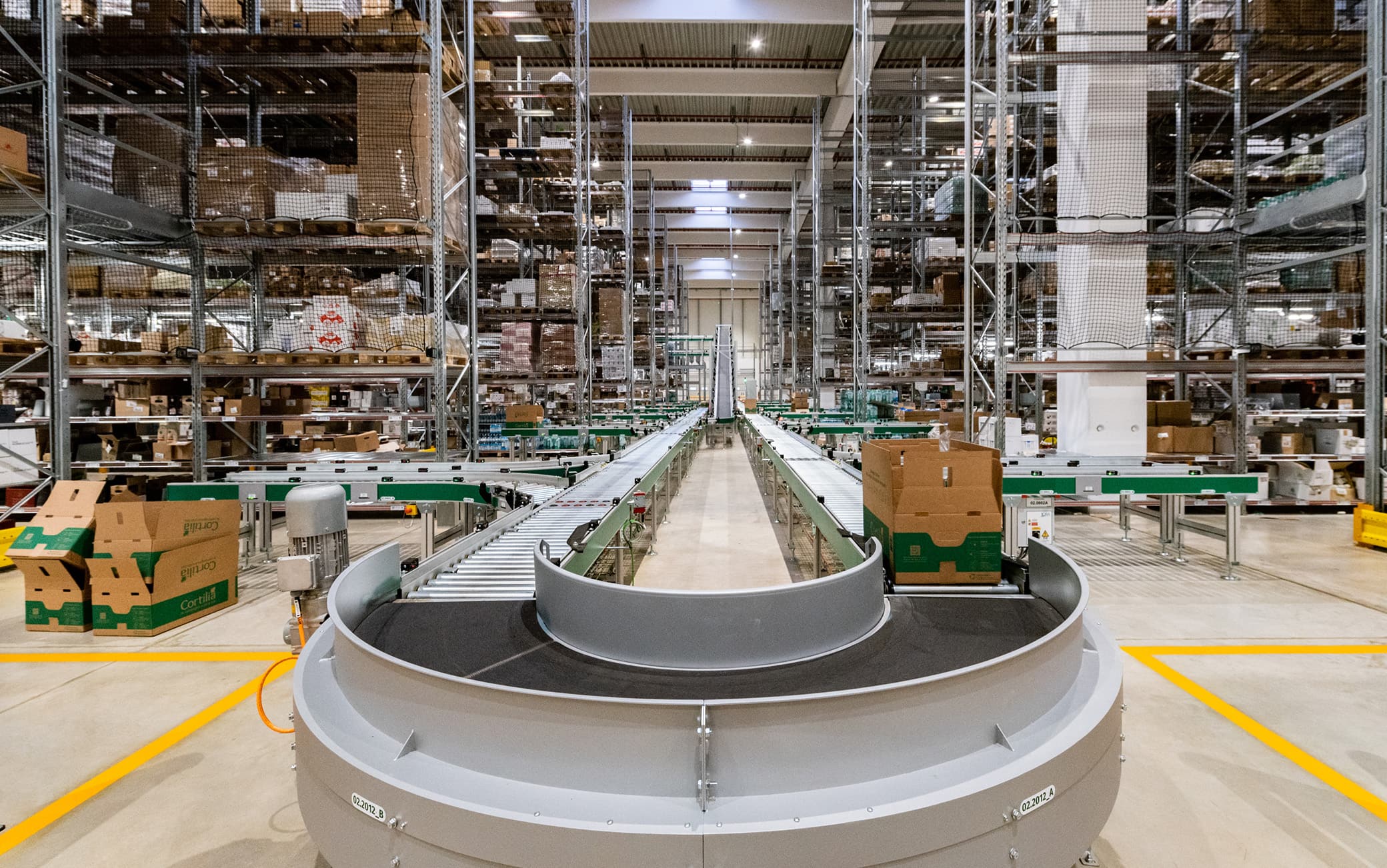 Il magazzino semi-automatizzato di Cortilia a Cassina de’ Pecchi