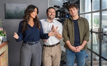 Sabrina Ferilli, Tommaso Renzoni e Tommaso Cassissa