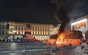 Gli scontri a Milano