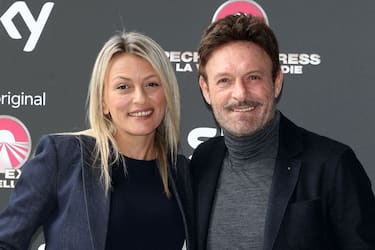 Totò Schillaci e la moglie Barbara Lombardo alla presentazione di Pechino Express 2023