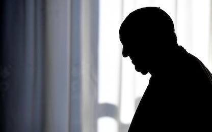 Pope Francis is silhouetted after a meeting with European Council President Donald Tusk (not pictured) at the Vatican, 05 October 2019. ANSA/ETTORE FERRARI/POOL