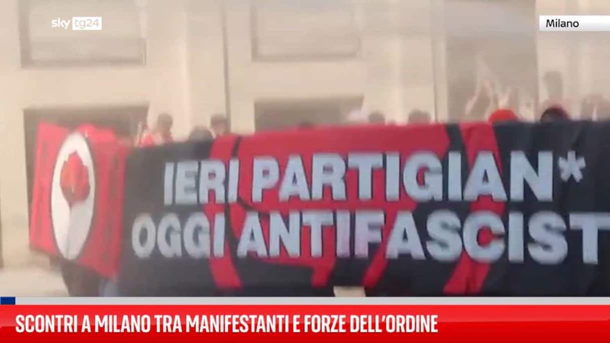 A Milano tensioni tra antagonisti e forze dell'ordine