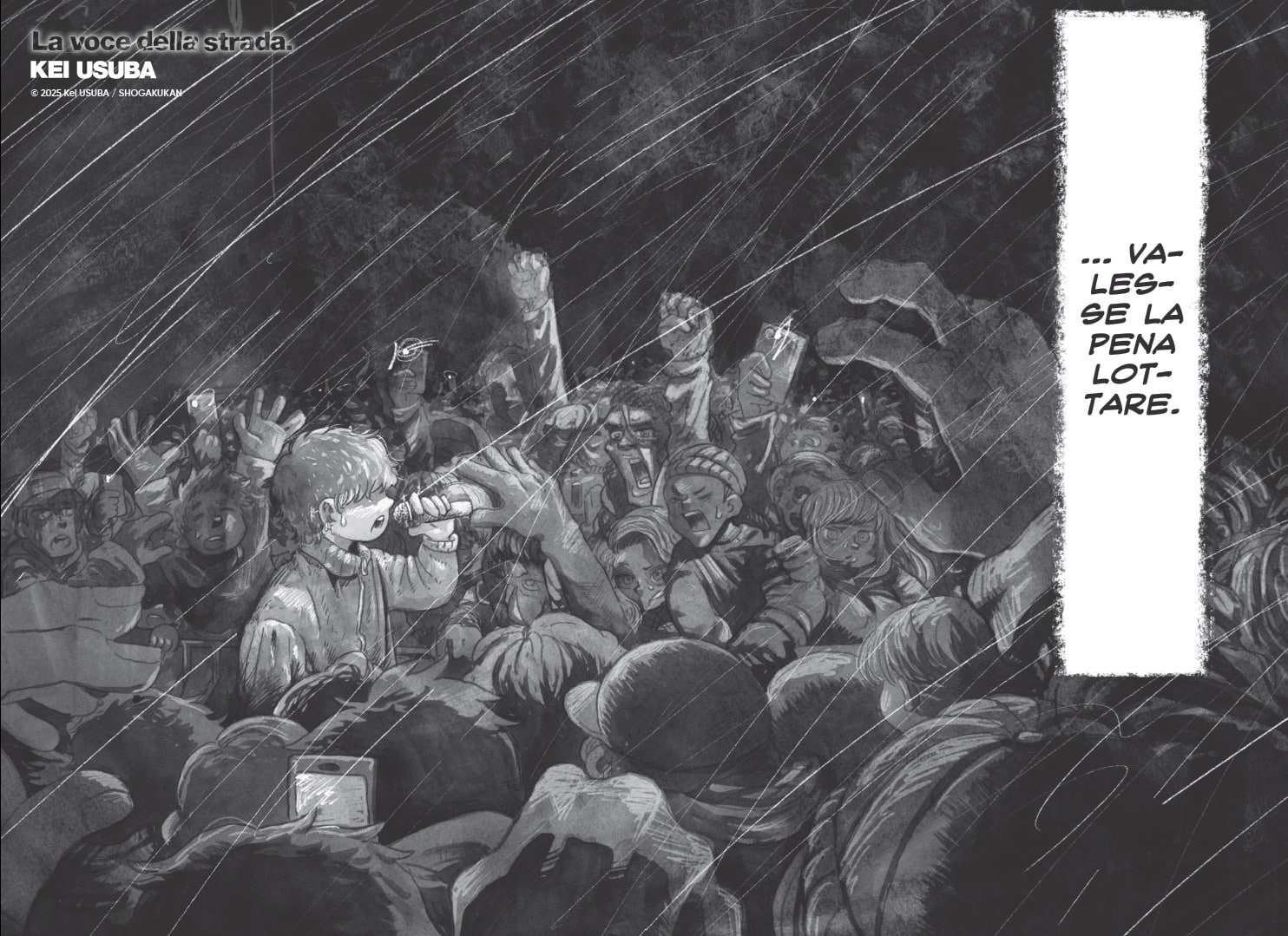 Una tavola tratta da La voce della strada di Kei Usuba