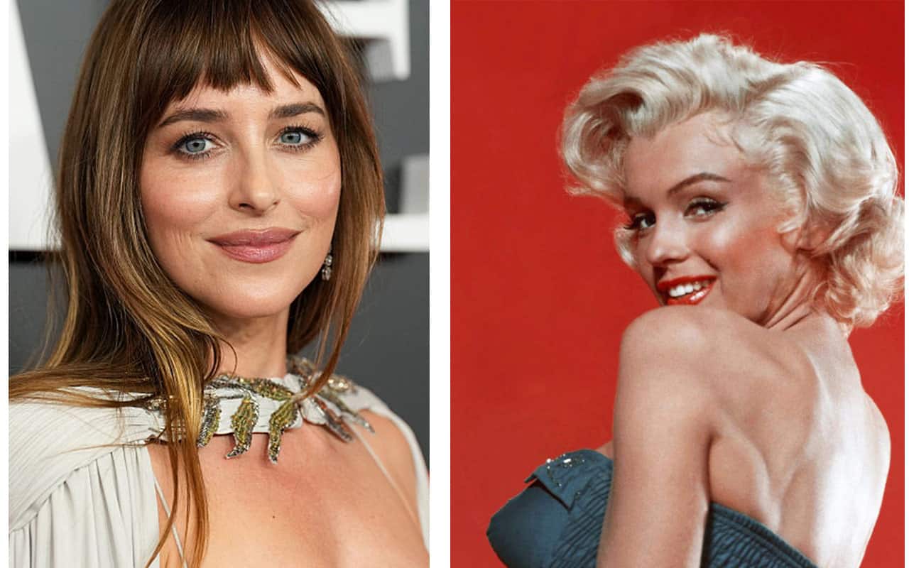 Marilyn Monroe e Dakota Johnson sarebbero cugine di nono grado, con tre generazioni di distanza