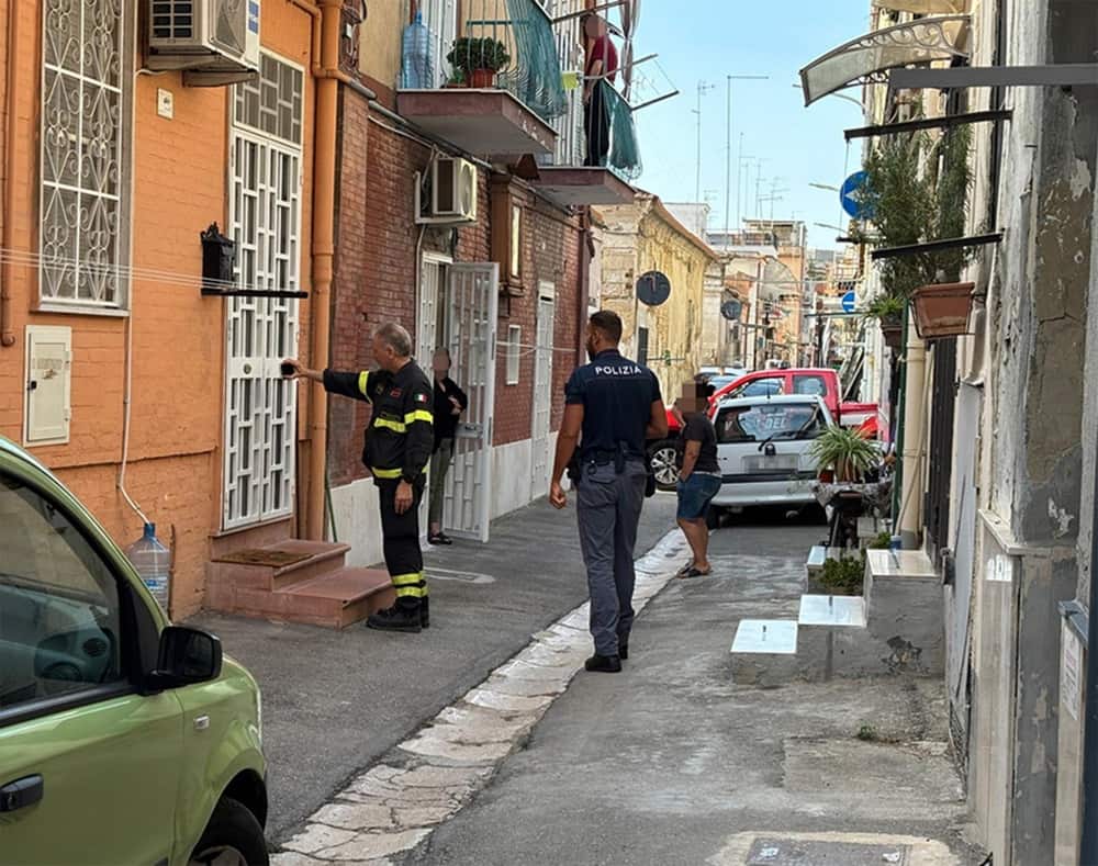 Il luogo del femminicidio avvenuto questa mattina a La Spezia.