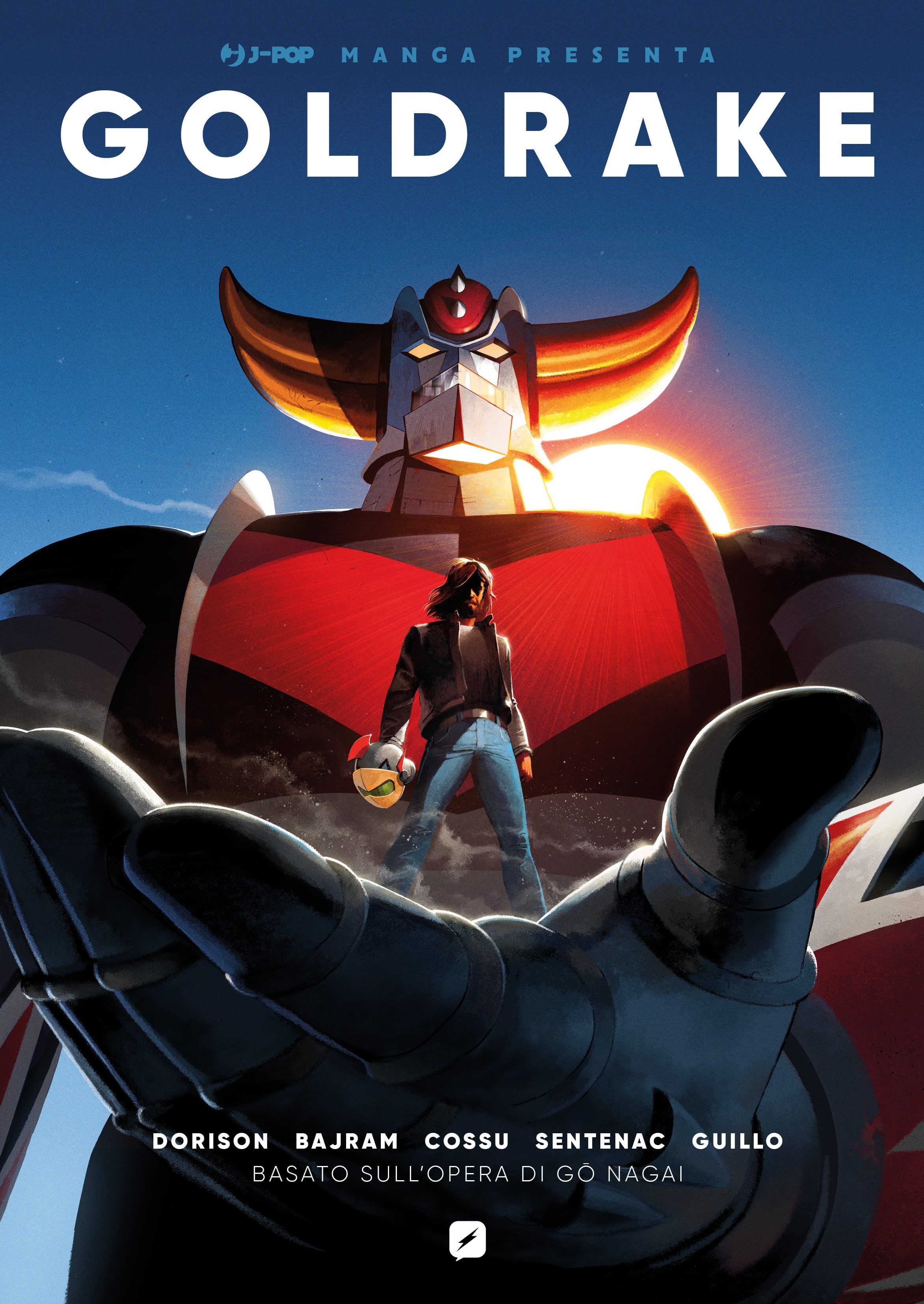 Xavier Dorison, Denis Bajram, Brice Cossu, Alexis Sentenac e Yoann Guillo, Goldrake, Edizioni BD, cartonato, 164 pagine a colori, 22,90 euro