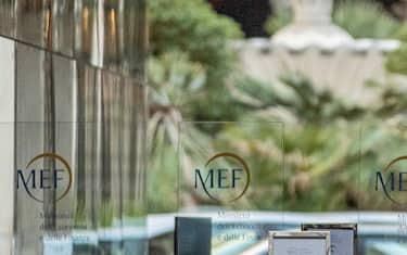 *NO WEB* NO QUOTIDIANI* Roma, Tornello entrata Ministero dell'Economia e delle Finanze