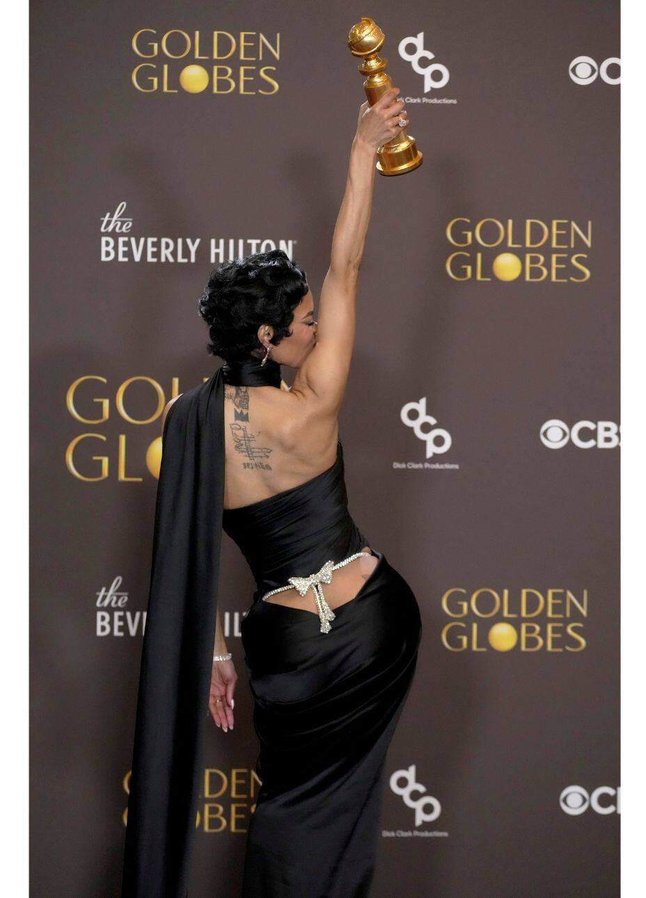 Una Battaglia Dopo L Altra Chi Teyana Taylor Miglior Attrice Non 02 Teyana Taylor Golden Globes 2026 Getty