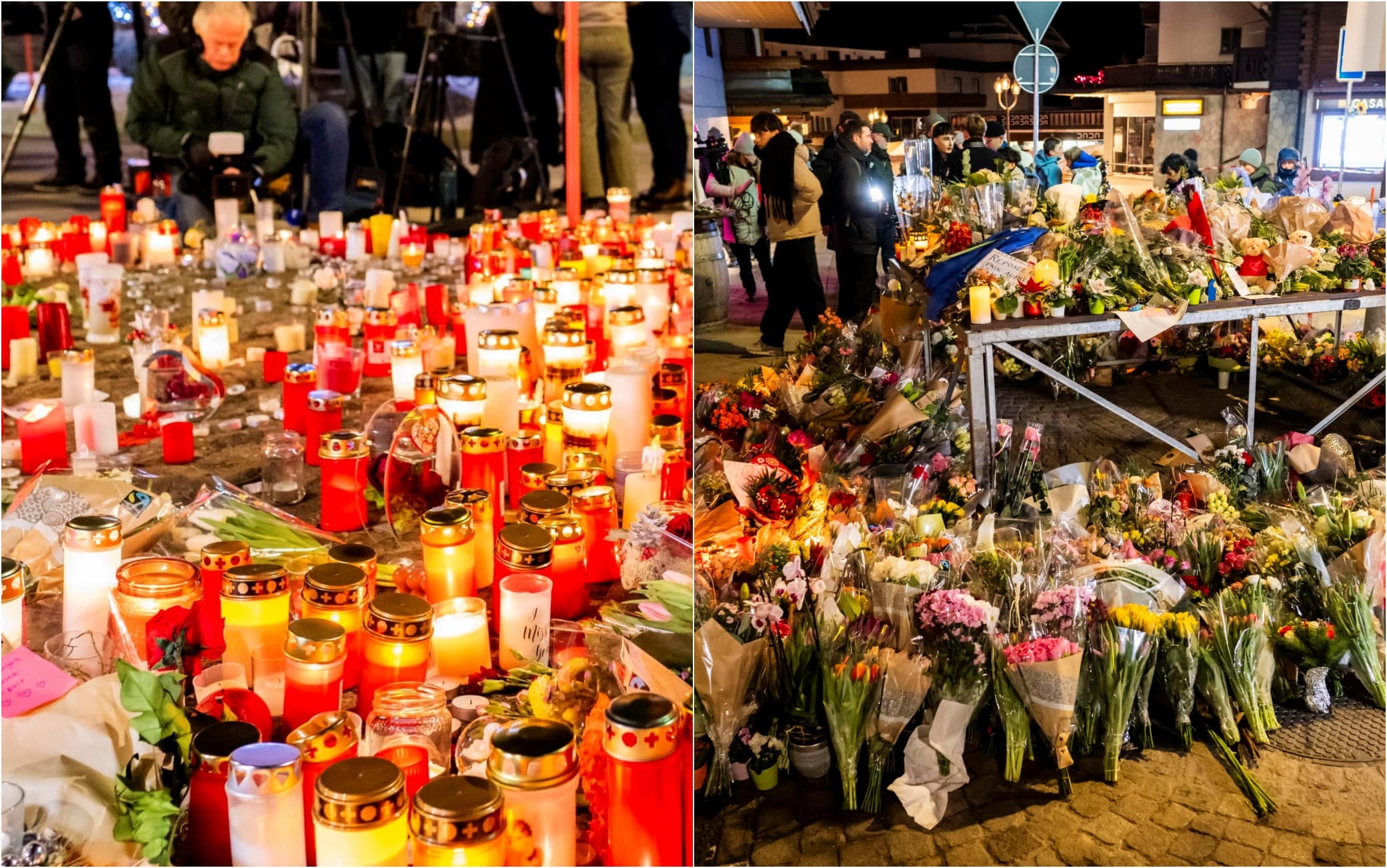 memoriale per le vittime della strage di crans-montana