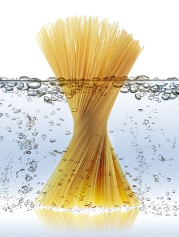 Spaghetti in acqua