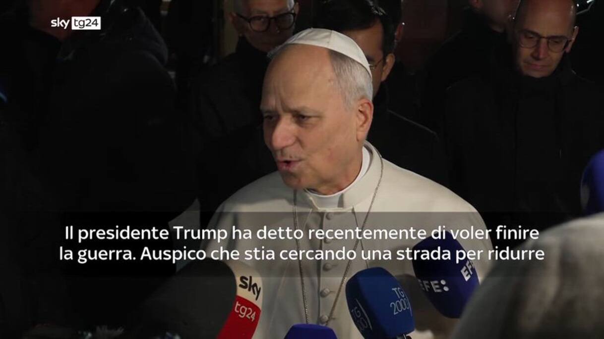 Papa Leone XIV: 'Trump cerchi una via d'uscita dalla guerra' | Video ...