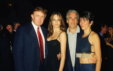 Donald Trump e Jeffrey Epstein nel 2000