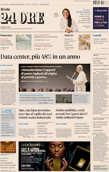 rassegna stampa 23 agosto