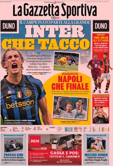 rassegna stampa 23 agosto