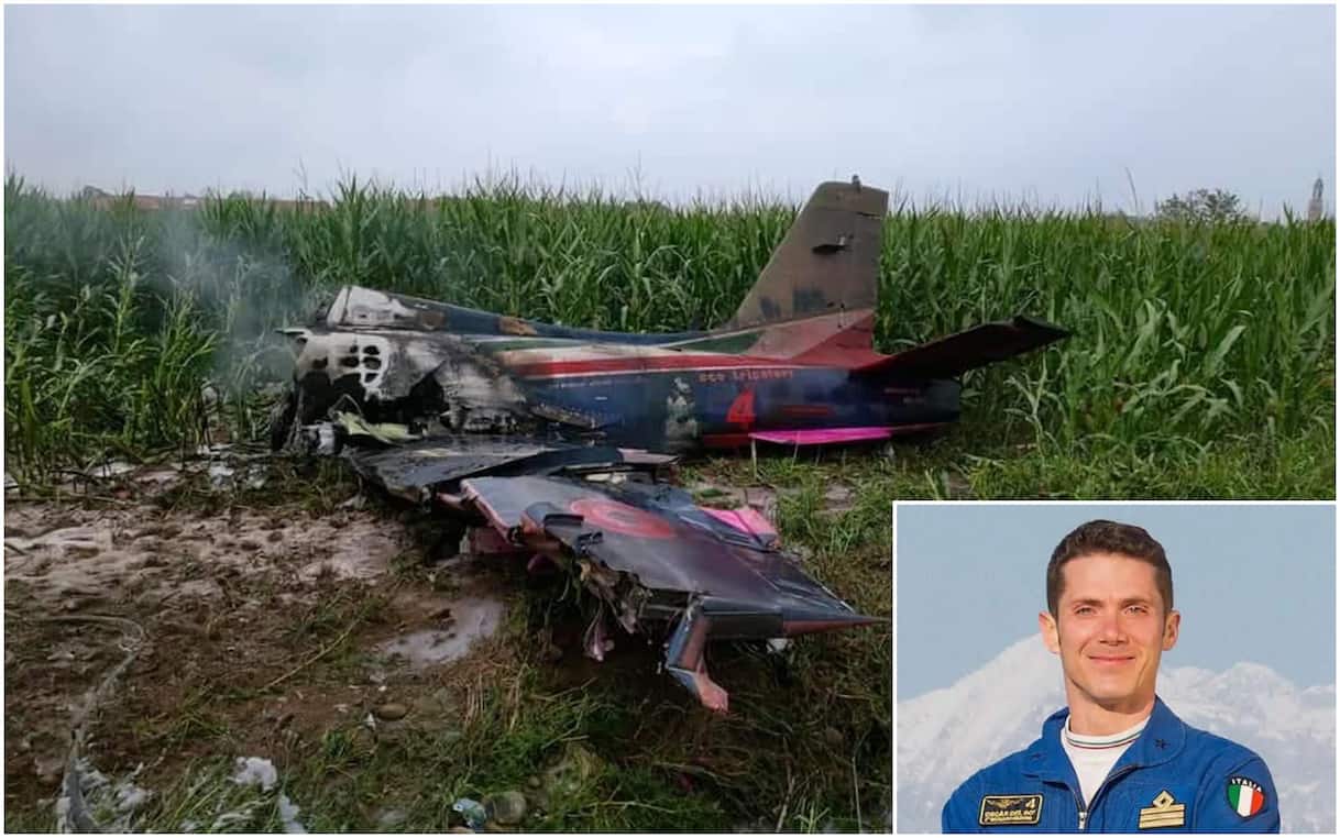 Incidente Frecce Tricolori, avviso di garanzia al pilota Oscar Del Dò ...