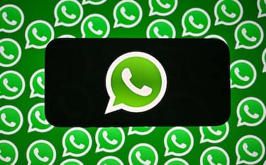 ANKARA, TURKIYE - AUGUST 27: In this photo illustration, WhatsApp logos are being displayed on both a mobile phone and a laptop screen in Ankara, Turkiye on August 27, 2024. (Photo by Ismail Aslandag/Anadolu via Getty Images)