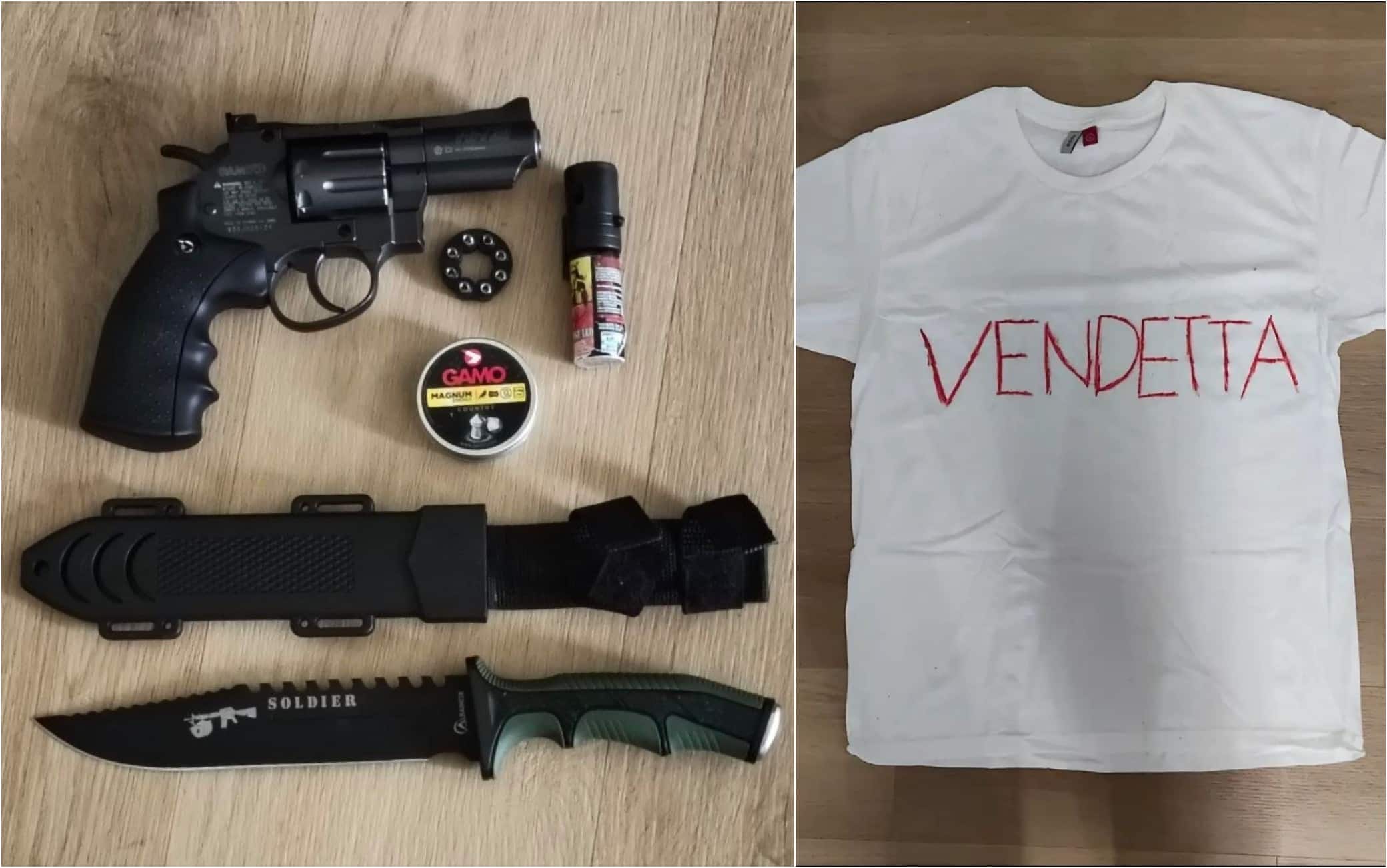 Armi maglietta studente bergamo