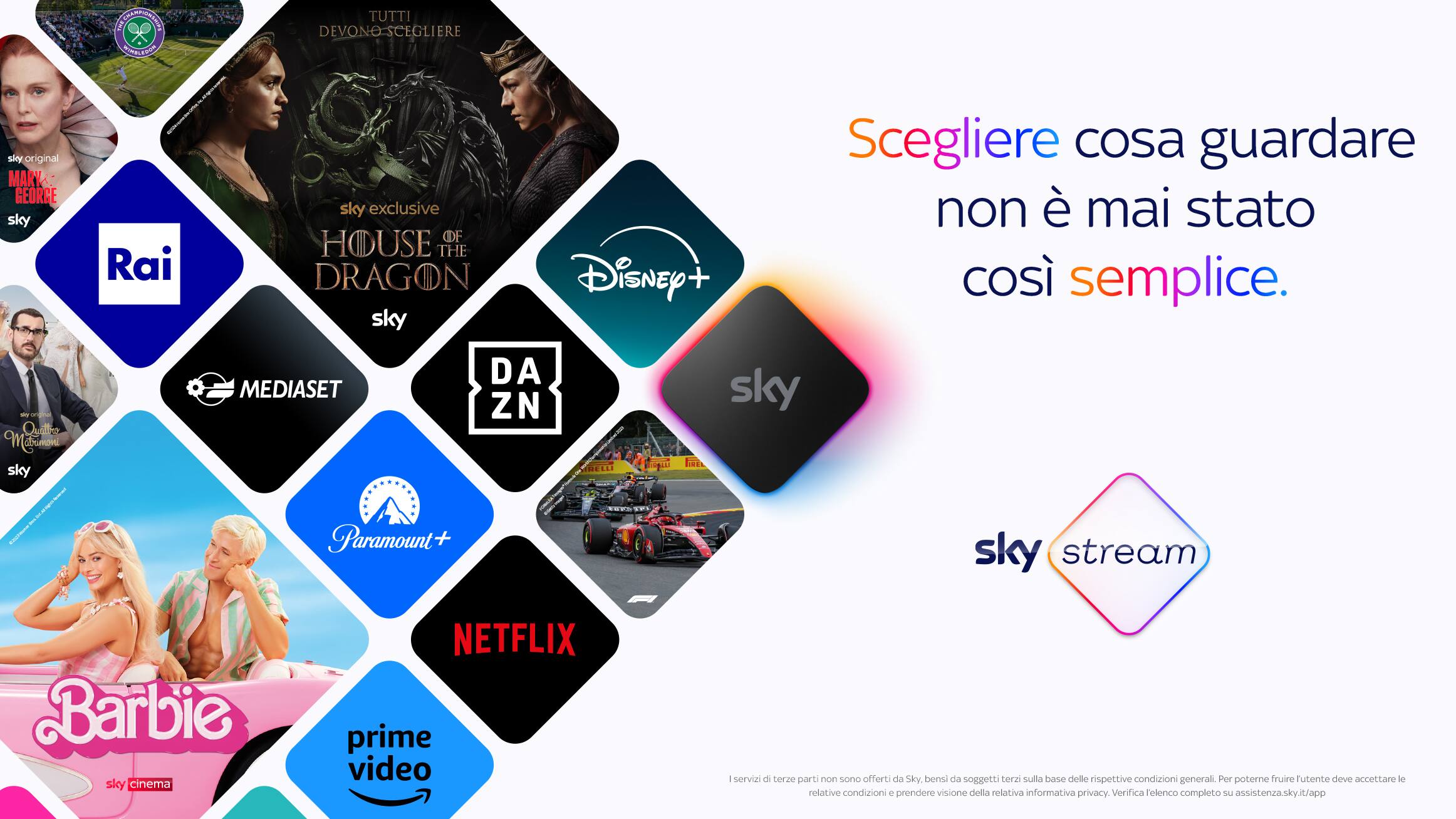 Sky Stream è il nuovo box che integra insieme tutti i contenuti Sky,  quelli delle principali app e dei canali in chiaro