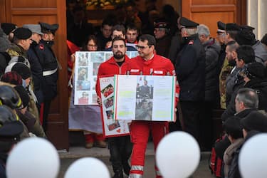 Il funerale di Gabriele D'Angelo