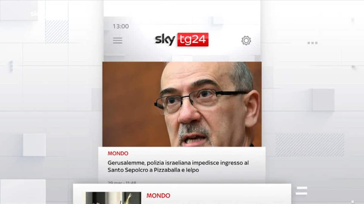 I titoli di Sky TG24 del 29 marzo: edizione delle 13