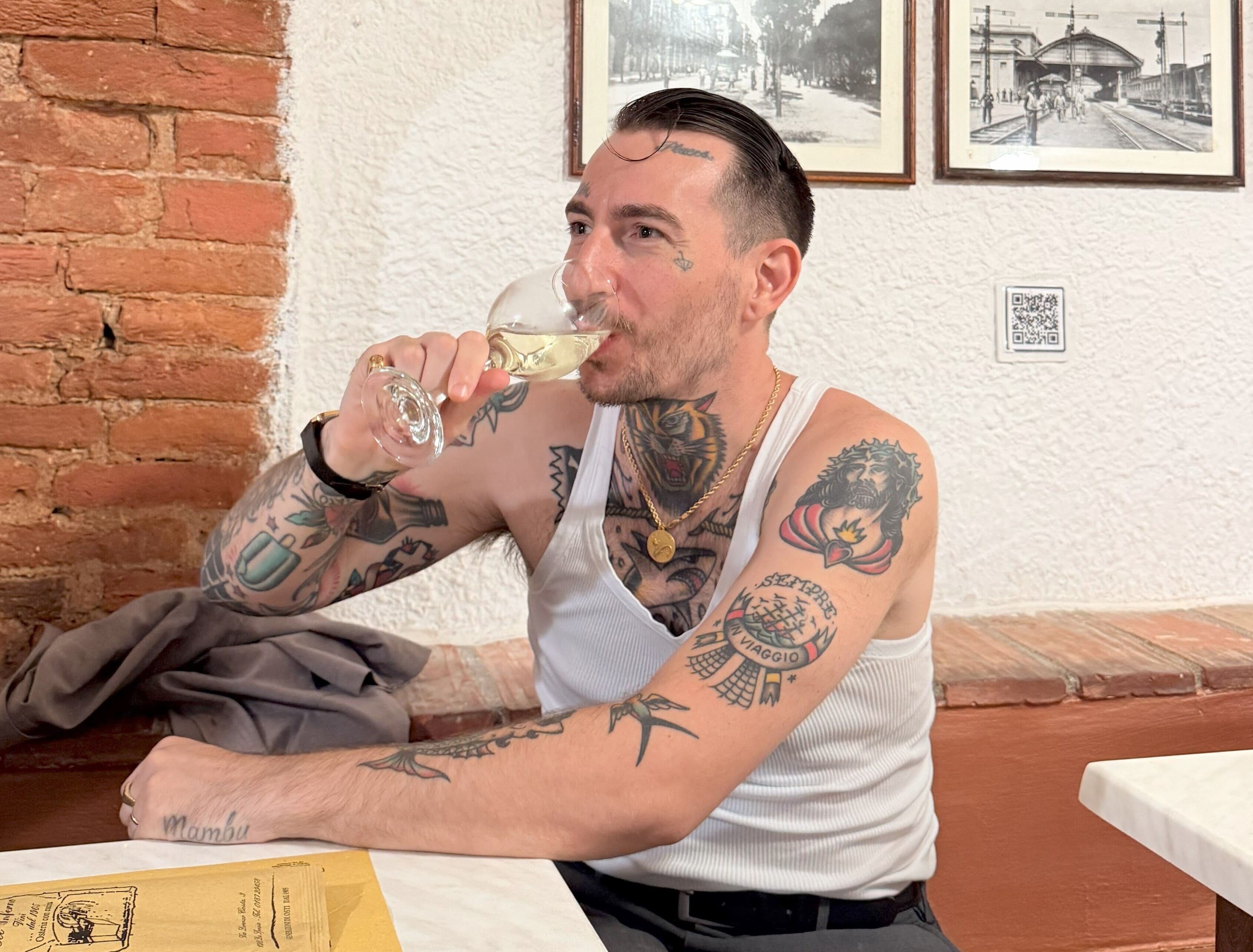 Samuel Costa all'Osteria Inferno