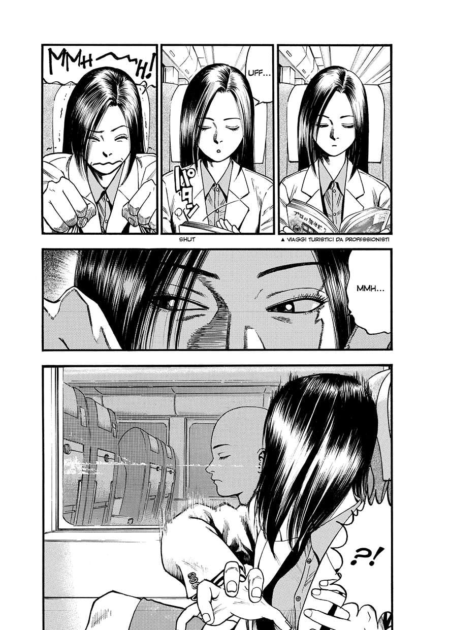 Una tavola tratta da PTSD Radio di Masaaki Nakayama (Coconino Press)