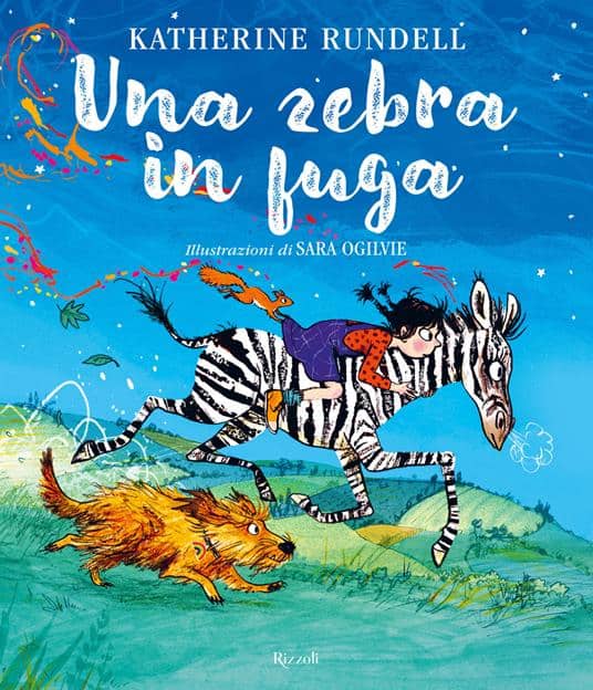 una zebra in fuga