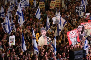 Le manifestazioni in Israele per gli ostaggi
