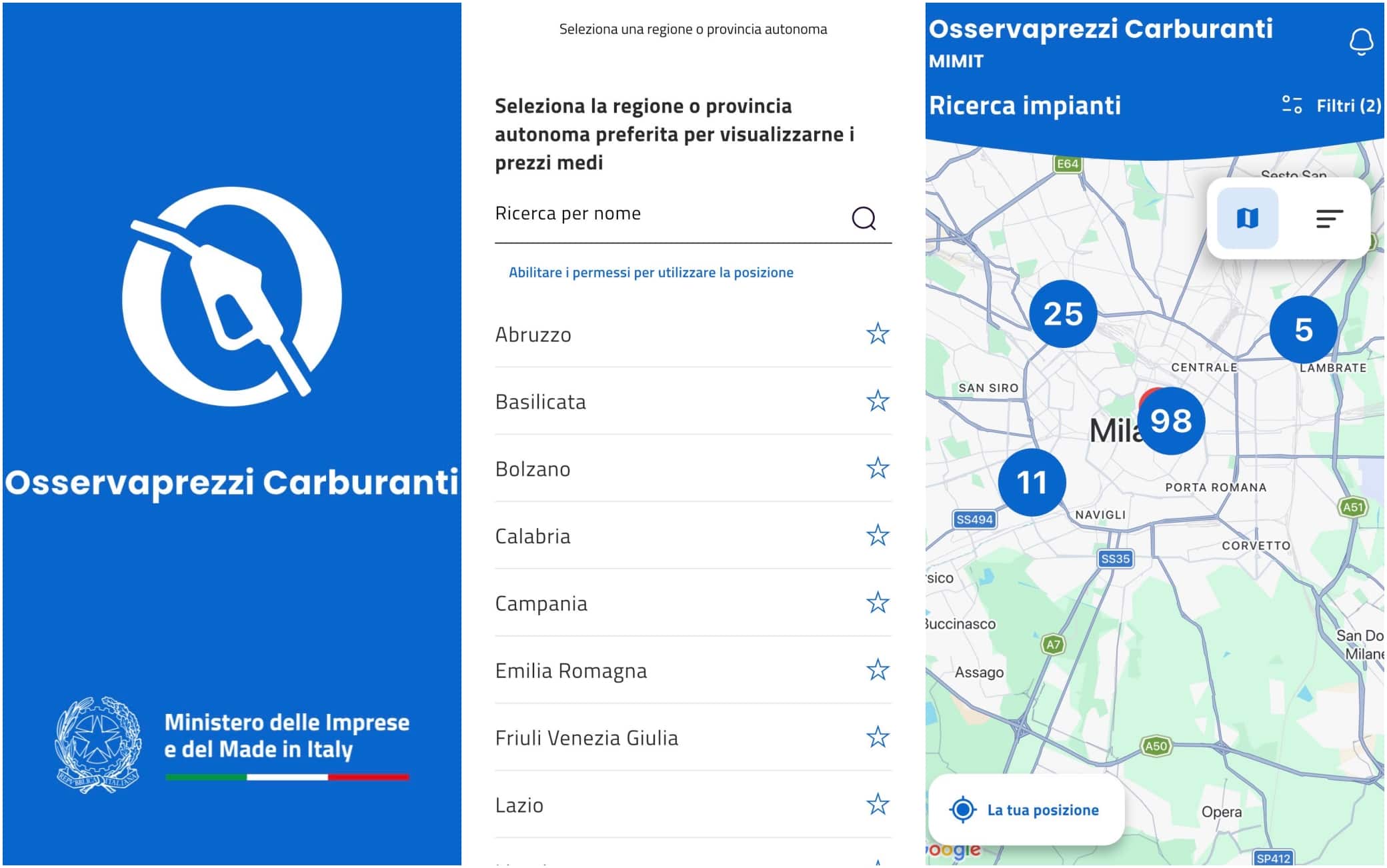 Prezzo benzina, come funziona l’app del Ministero per trovare i distributori meno cari