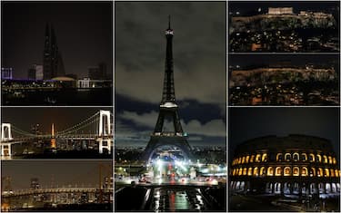 monumenti spenti per l'earth hour