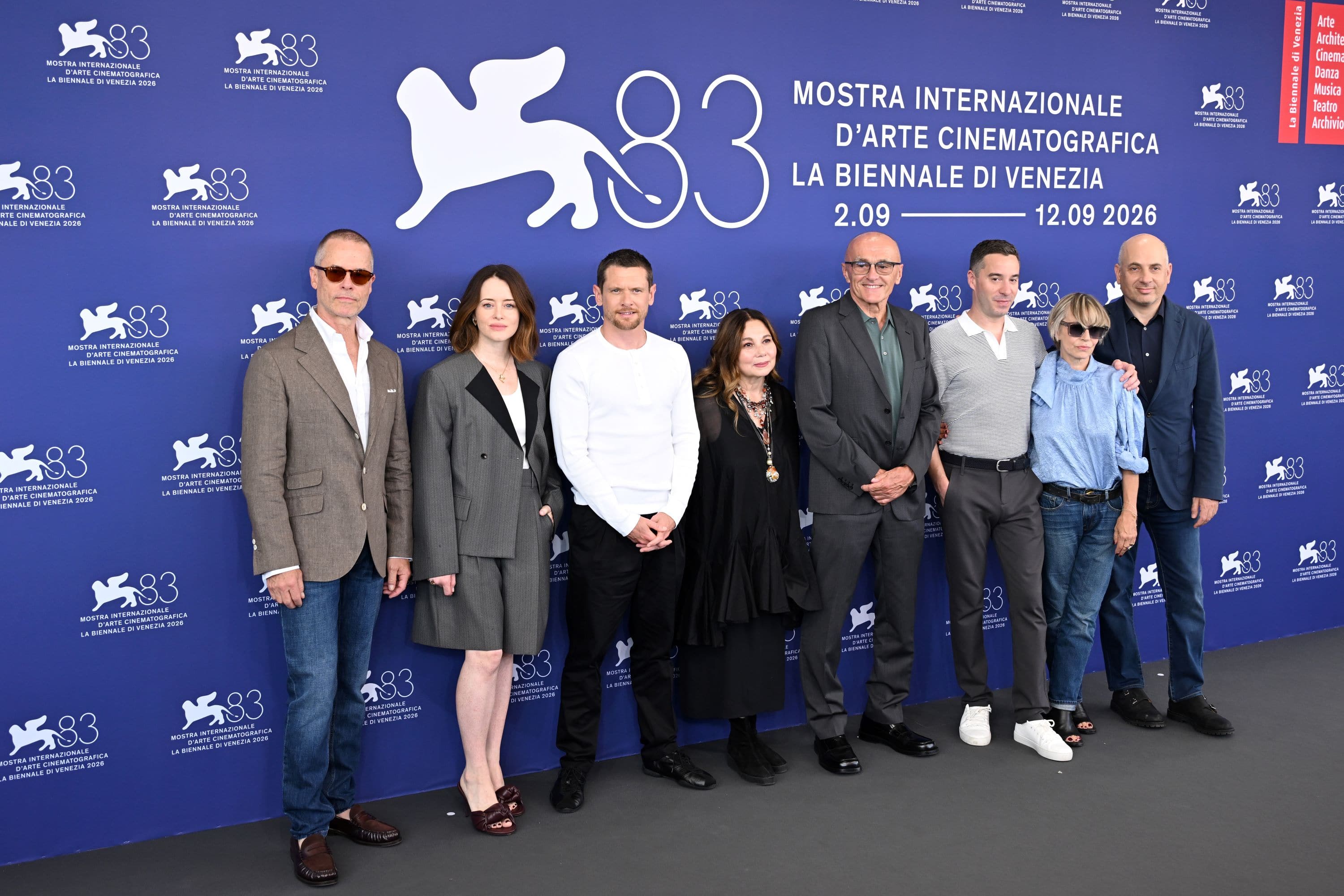 Il cast di Ink, film di Danny Boyle che apre l'83esima edizione della Mostra del Cinema di Venezia