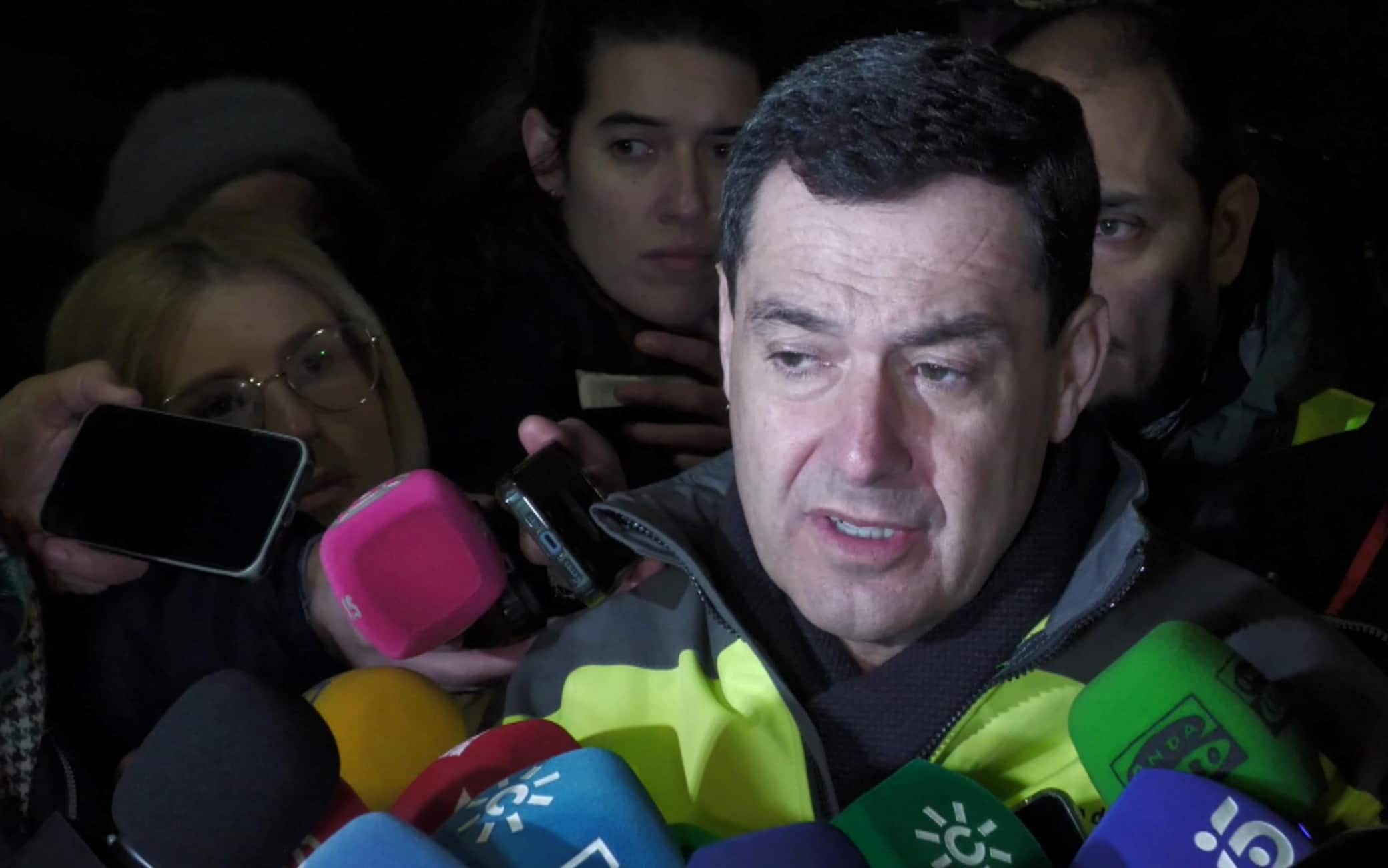 Il presidente della regione dell'Andalusia Juanma Moreno