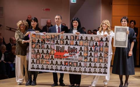 Ambrogio Di Oro 2025, Jo Squillo,   7 Dicembre 2025, Ansa/Andrea Fasani 