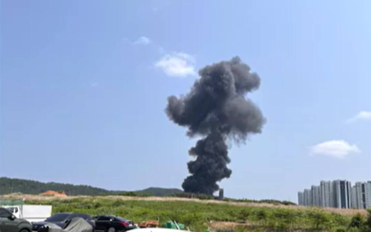 Corea del Sud, aereo militare si schianta al suolo: 4 morti. VIDEO ...