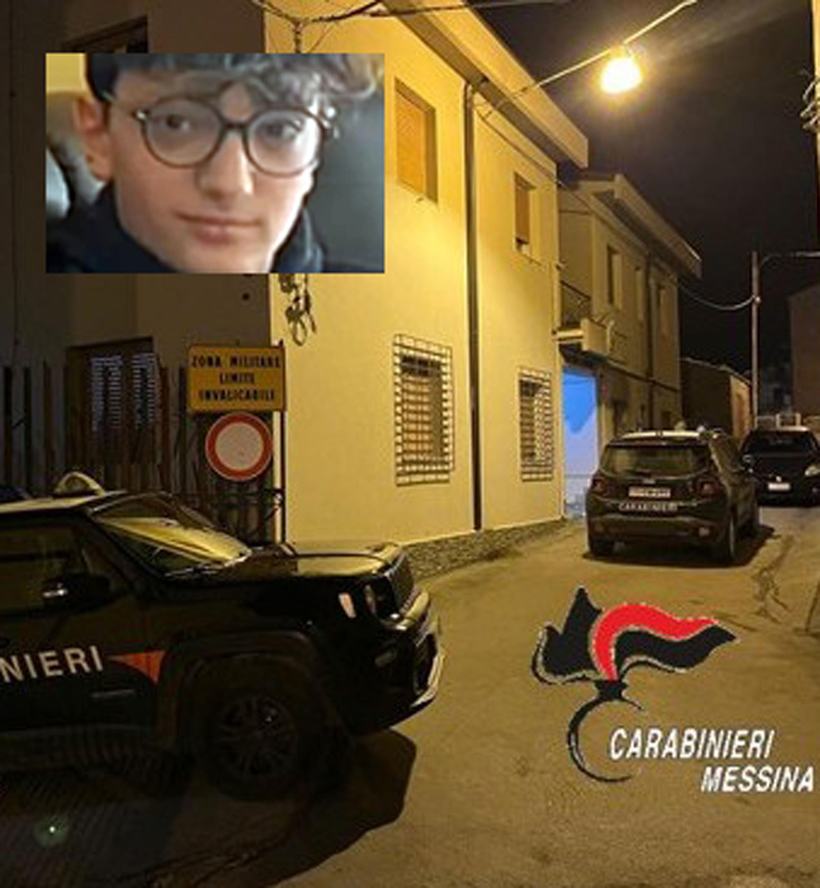Una combo con Giuseppe Di Dio, il ragazzo di 16 anni ucciso a Capizzi (Messina) con colpi di pistola e il luogo dove è stato colpito, 2 novembre 2025. FACEBOOK/CARABINIERI  +++ ATTENZIONE LA FOTO NON PUO' ESSERE PUBBLICATA O RIPRODOTTA SENZA L'AUTORIZZAZIONE DELLA FONTE DI ORIGINE CUI SI RINVIA - NON ARCHIVIARE - NON VENDERE - NON USARE PER FINI NON GIORNALISTICI ++NPK++