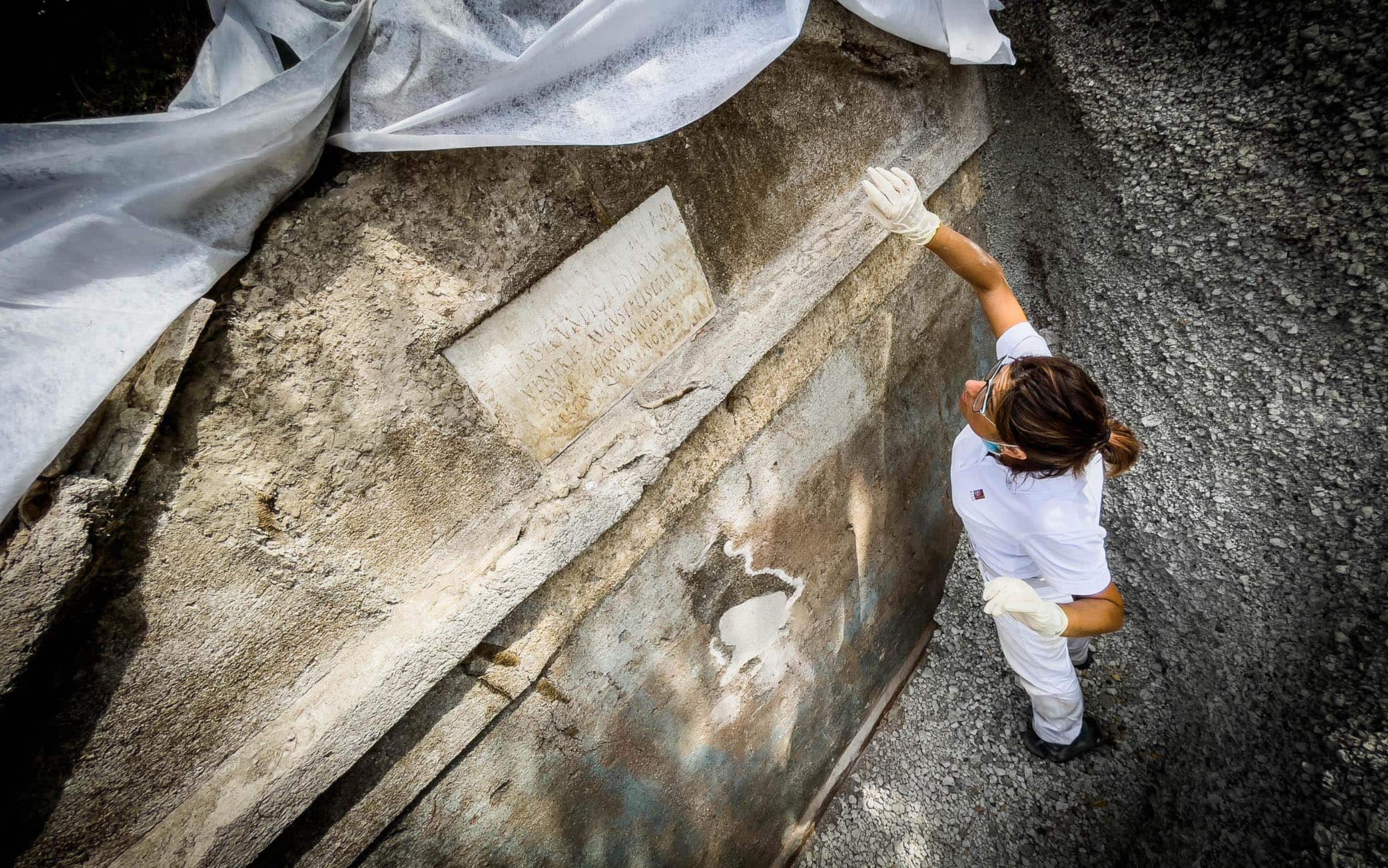 La tomba scoperta a Pompei