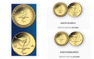 Le monete da 20 euro per le Olimpiadi