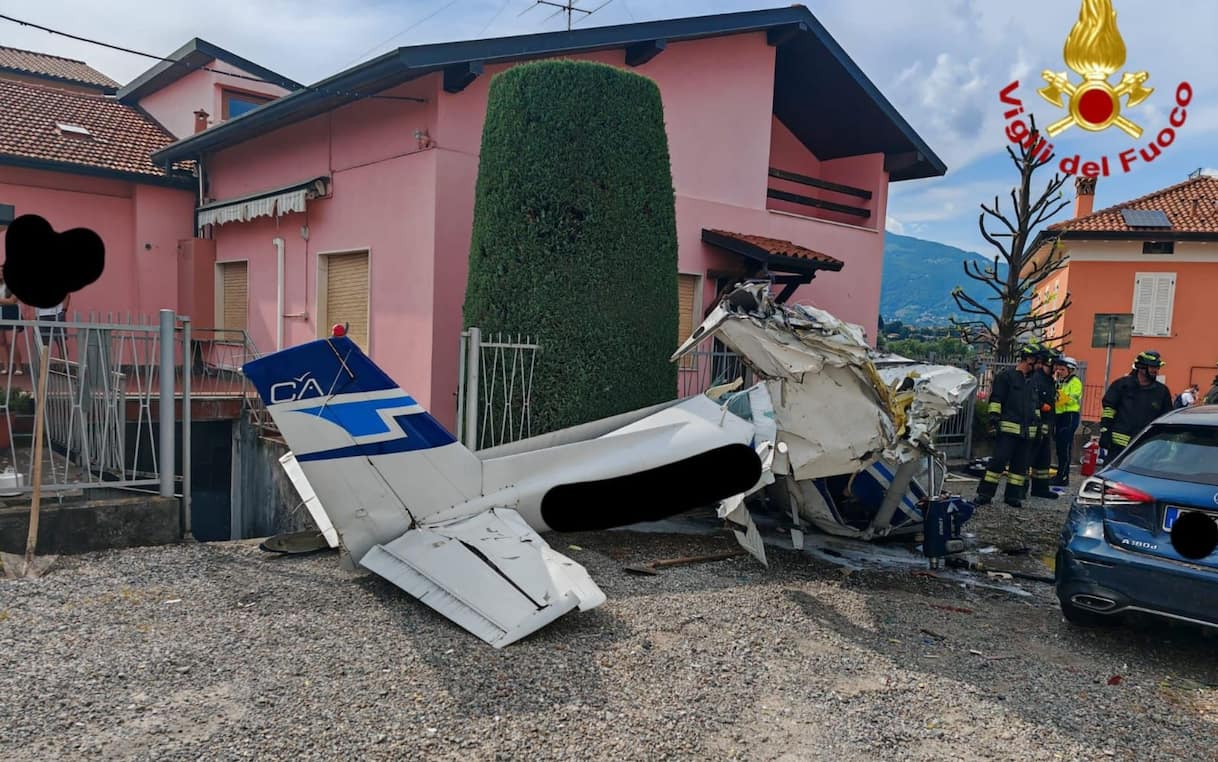 Bergamo, aereo ultraleggero precipita in Valbrembo: un morto e un ...