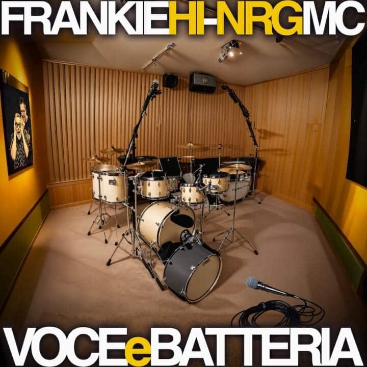 La copertina del disco "Voce e Batteria" di Frankie hi-nrg mc